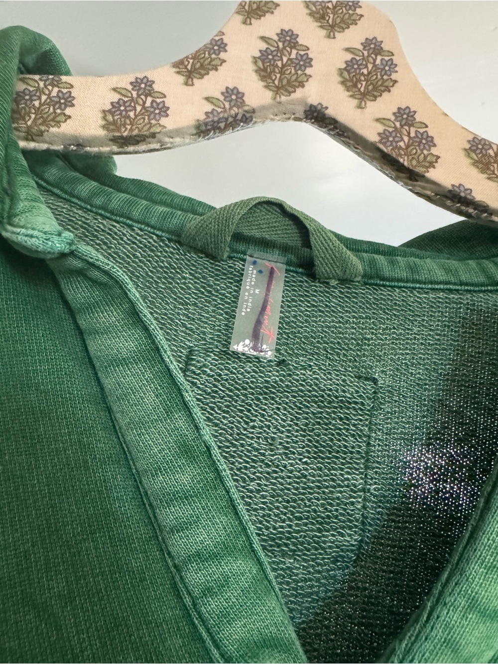 Free People FP Movement Work It Out Pullover Sweatshirt Heritage Green - Picture 9 of 9